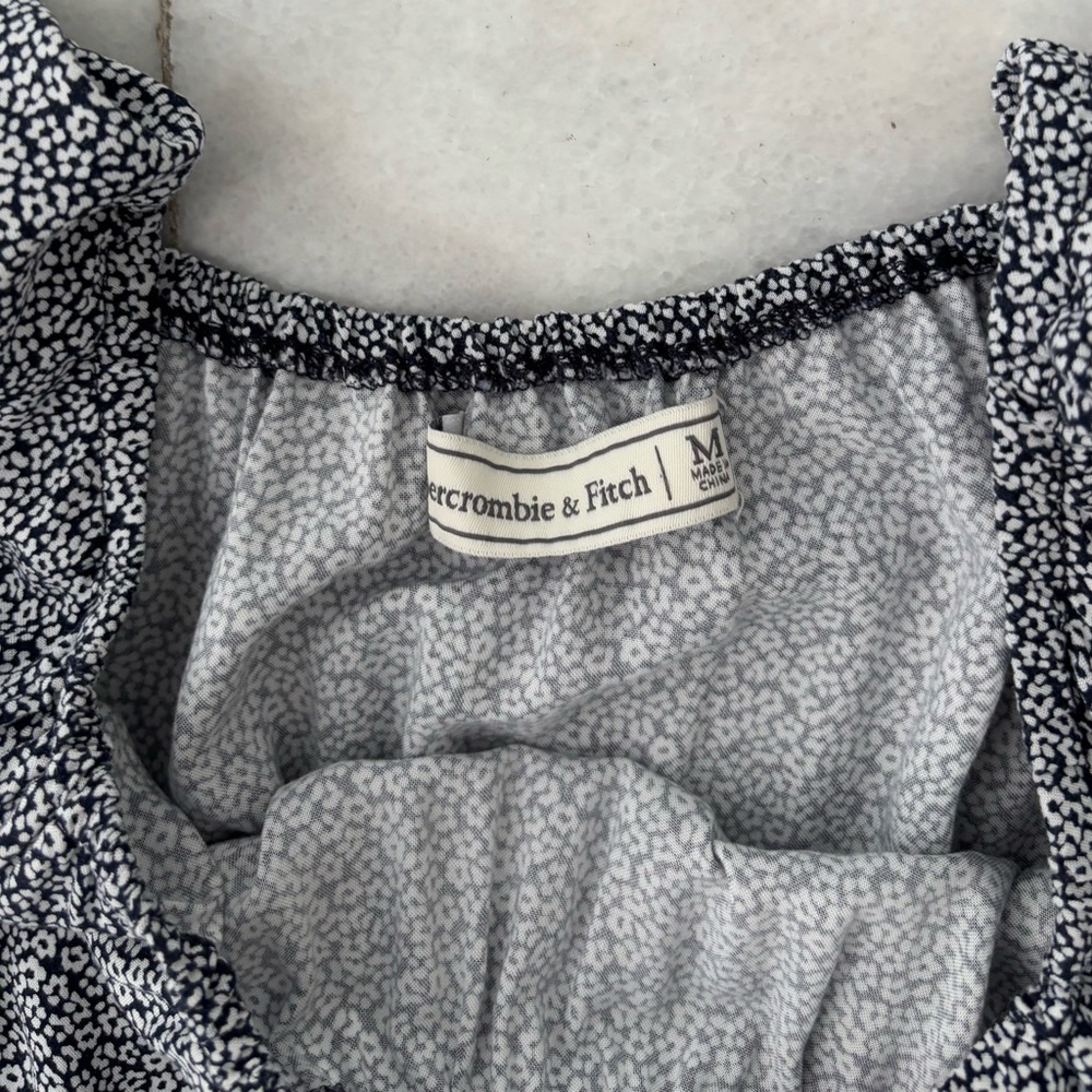 Abercrombie & Fitch Gray Printed Romper - Picture 7 of 8